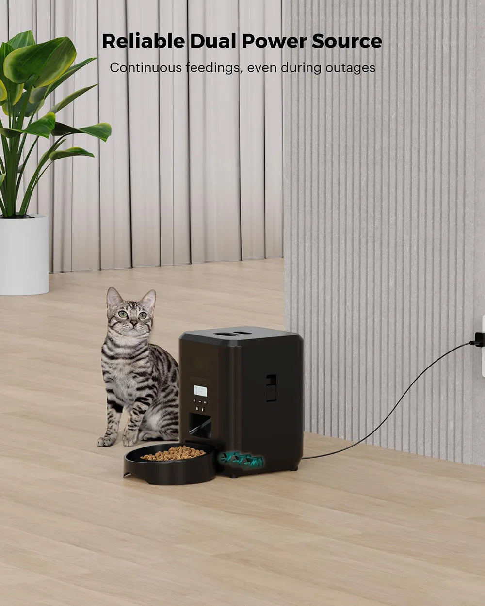 Distributore di cibo automatico per animali