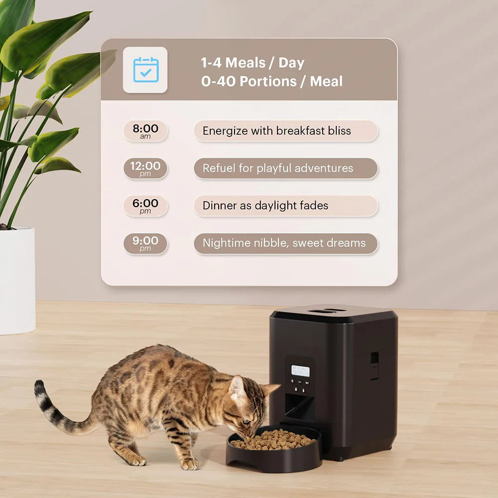 Distributore di cibo automatico per animali