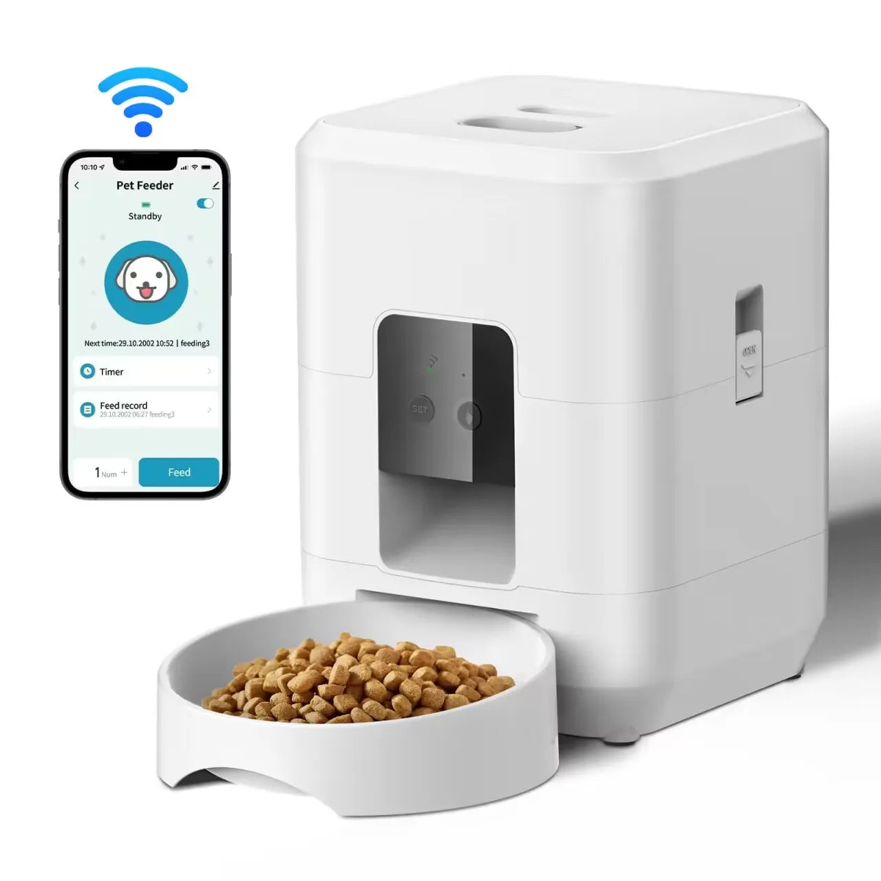 Distributore di cibo automatico per animali