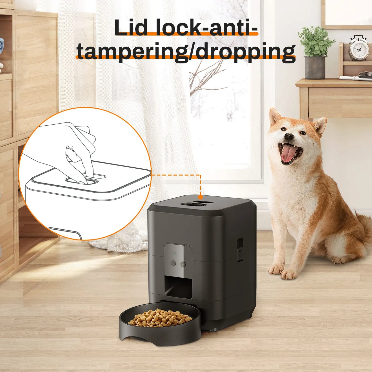 Distributore di cibo automatico per animali